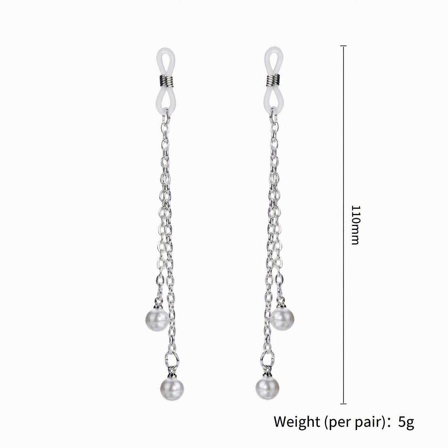 Dual-layer Silver Chain Body & Daily Nipple Accessory - B - image 6
