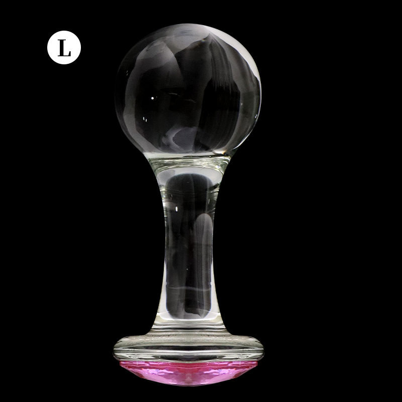 Crystalglow Glass Pleasure Anal Plug-WeLovePlugs