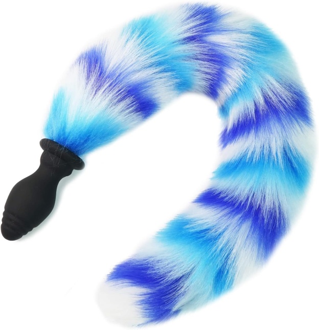 Multicolor Fox Tail Light Up Butt Plug