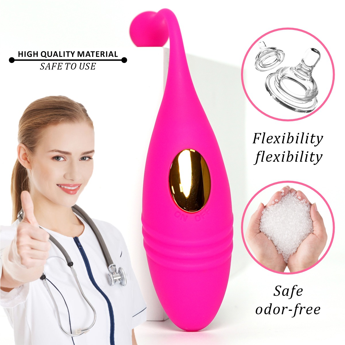 VibePulse Duo – Wireless Ribbed Egg Vibrator-WeLovePlugs