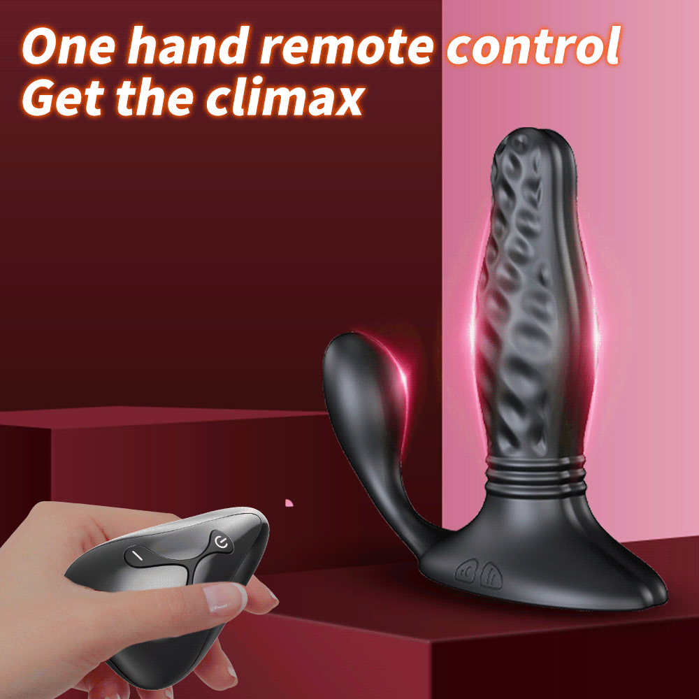 OrgasmoWave - Remote Control 3-in-1 Butt Plug Prostate Massager