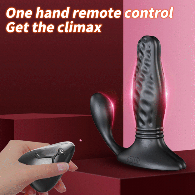 OrgasmoWave - Remote Control 3-in-1 Butt Plug Prostate Massager