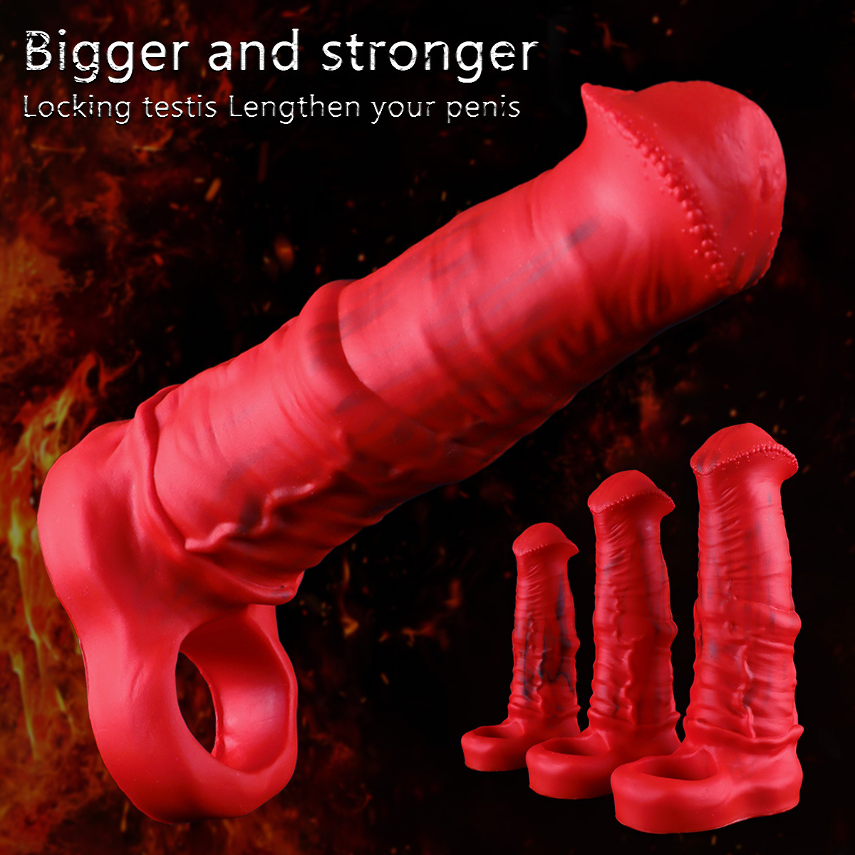 Crimson Stallion Silicone Plug-WeLovePlugs