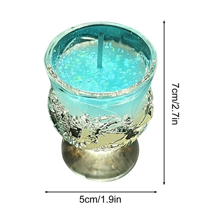 Low Temperature Candles Wine Cup Shaped In The Dark Scented - image 2