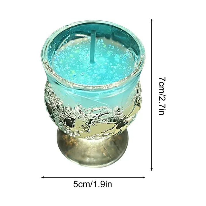 Low Temperature Candles Wine Cup Shaped In The Dark Scented - image 2