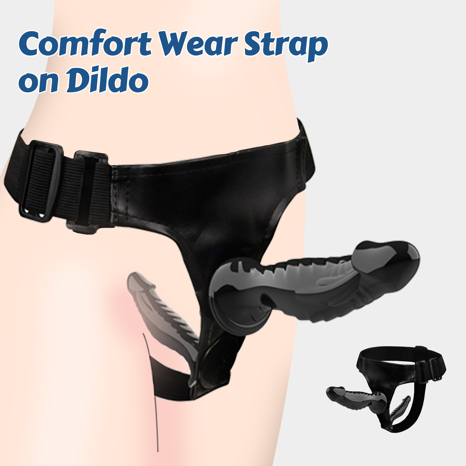 Heteromorphic Double Ended Strap-on Dildos-WeLovePlugs