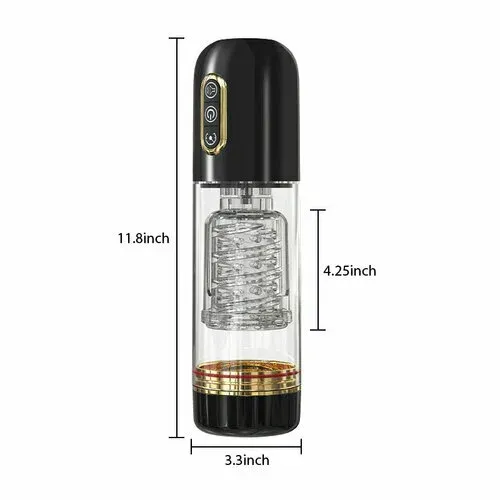Telescopic Rotation 10 Modes Automatic Masturbator -WeLovePlugs