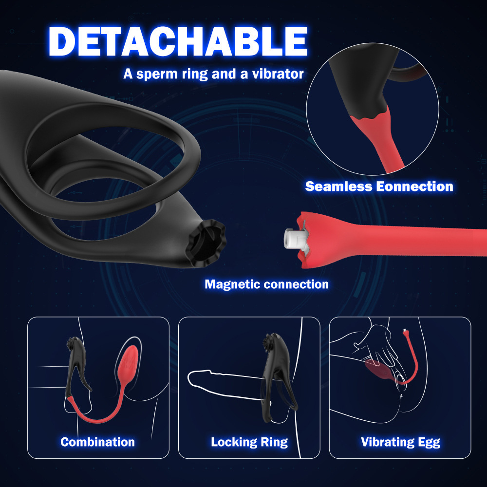 VibeSync Duo â Remote-Controlled Cock Ring with Butt Plug Vibrator