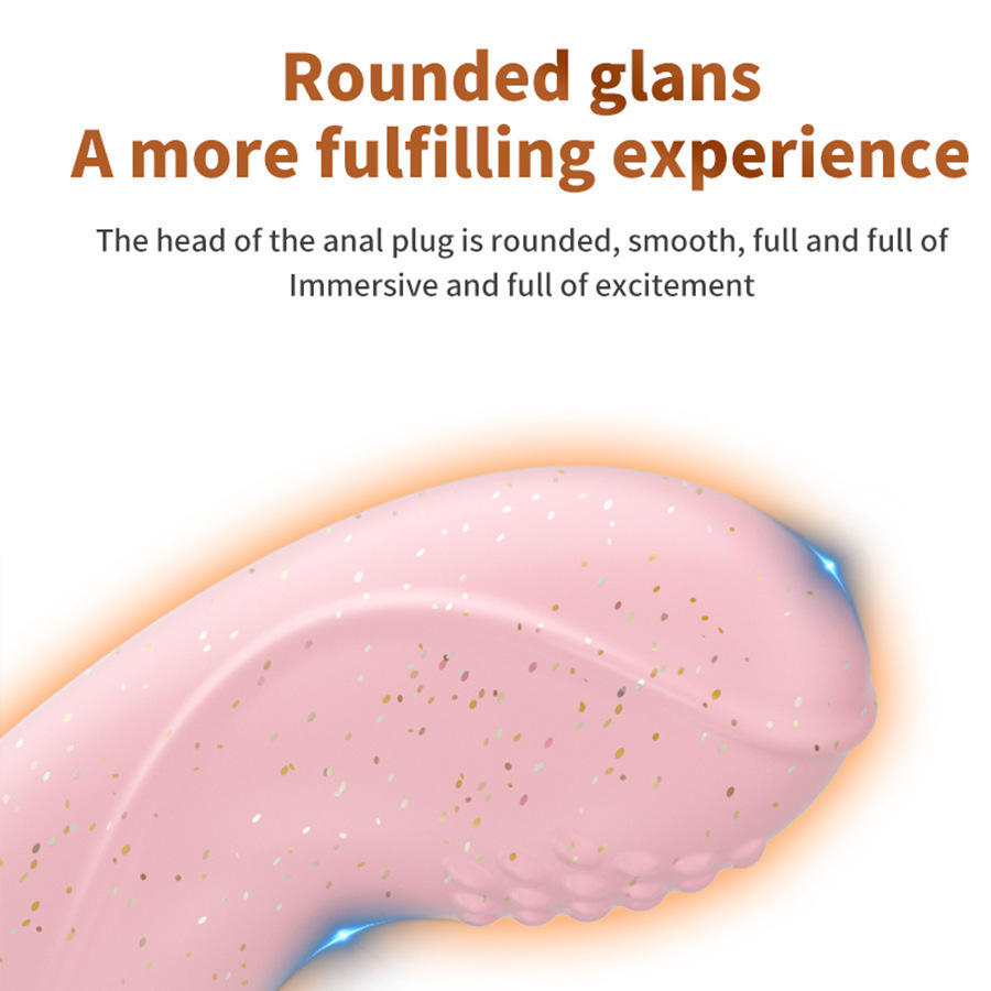 Tri-Color Silicone Butt Plug Dildo-WeLovePlugs