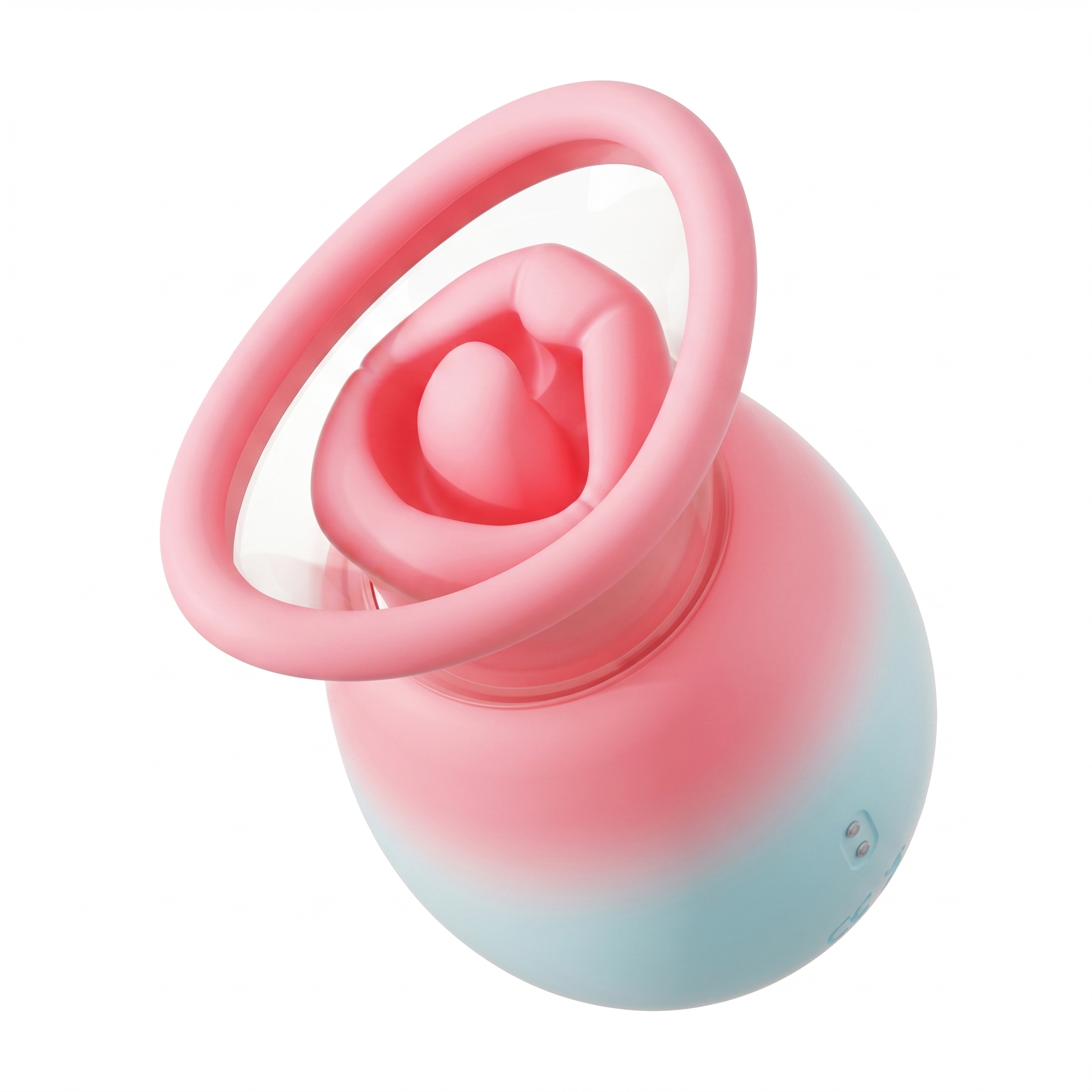 AuraFlow Mini Suction Massager - Pink - image 1
