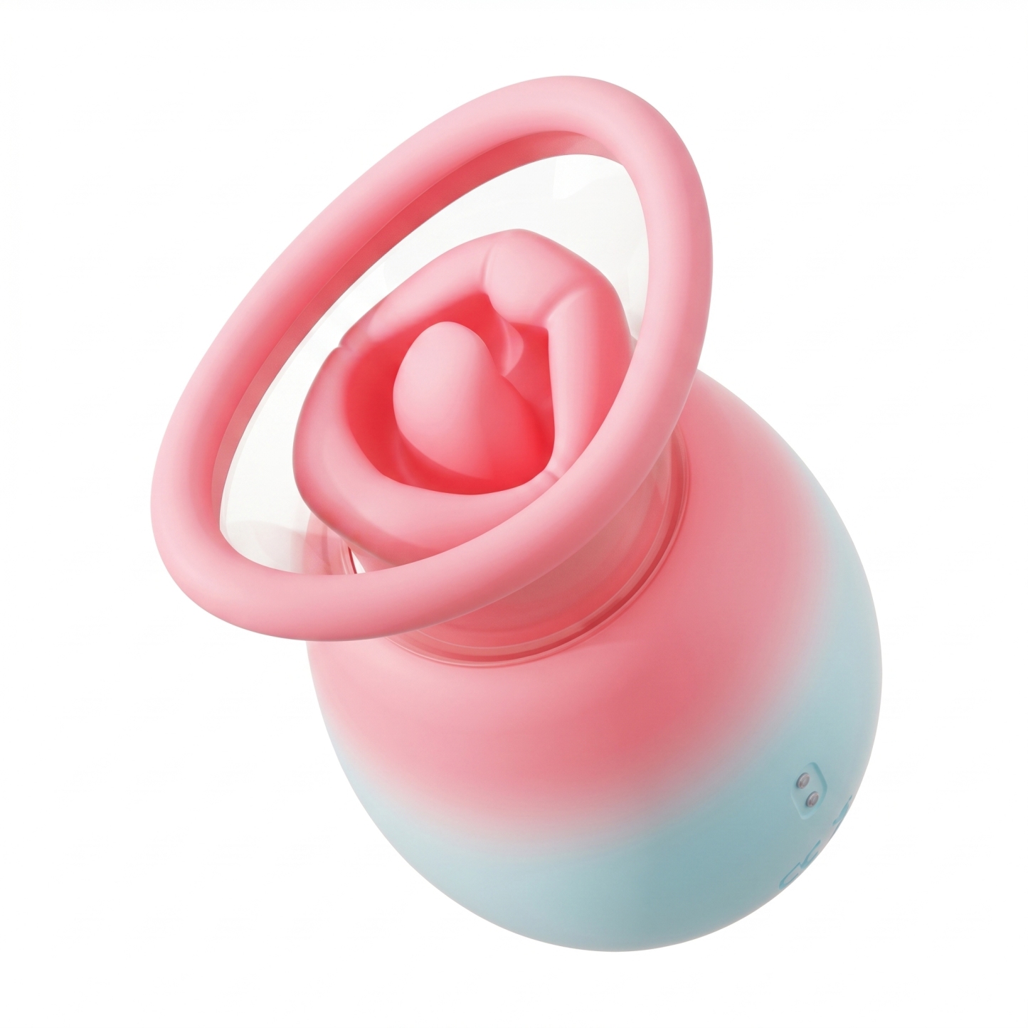 AuraFlow Mini Suction Massager - Pink - image 1