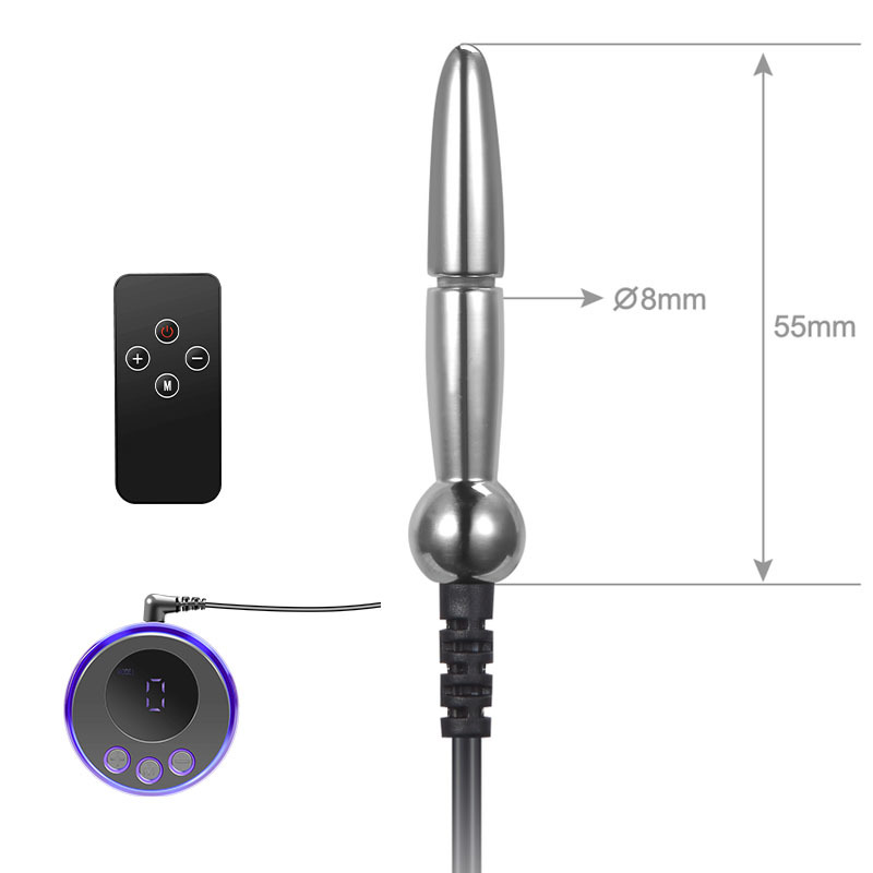 Stainless Steel Electric E-stim Stretcher Urethra Sound Rod - M - image 3