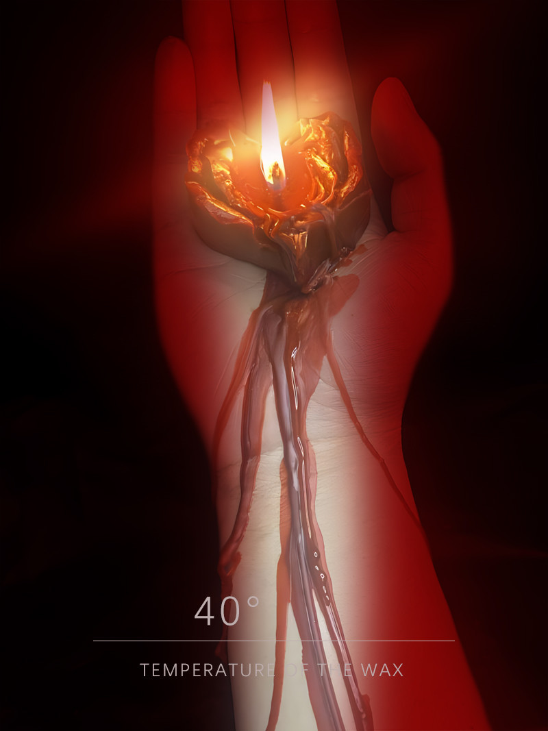 Peony Rose Flow-Core Wax Drip