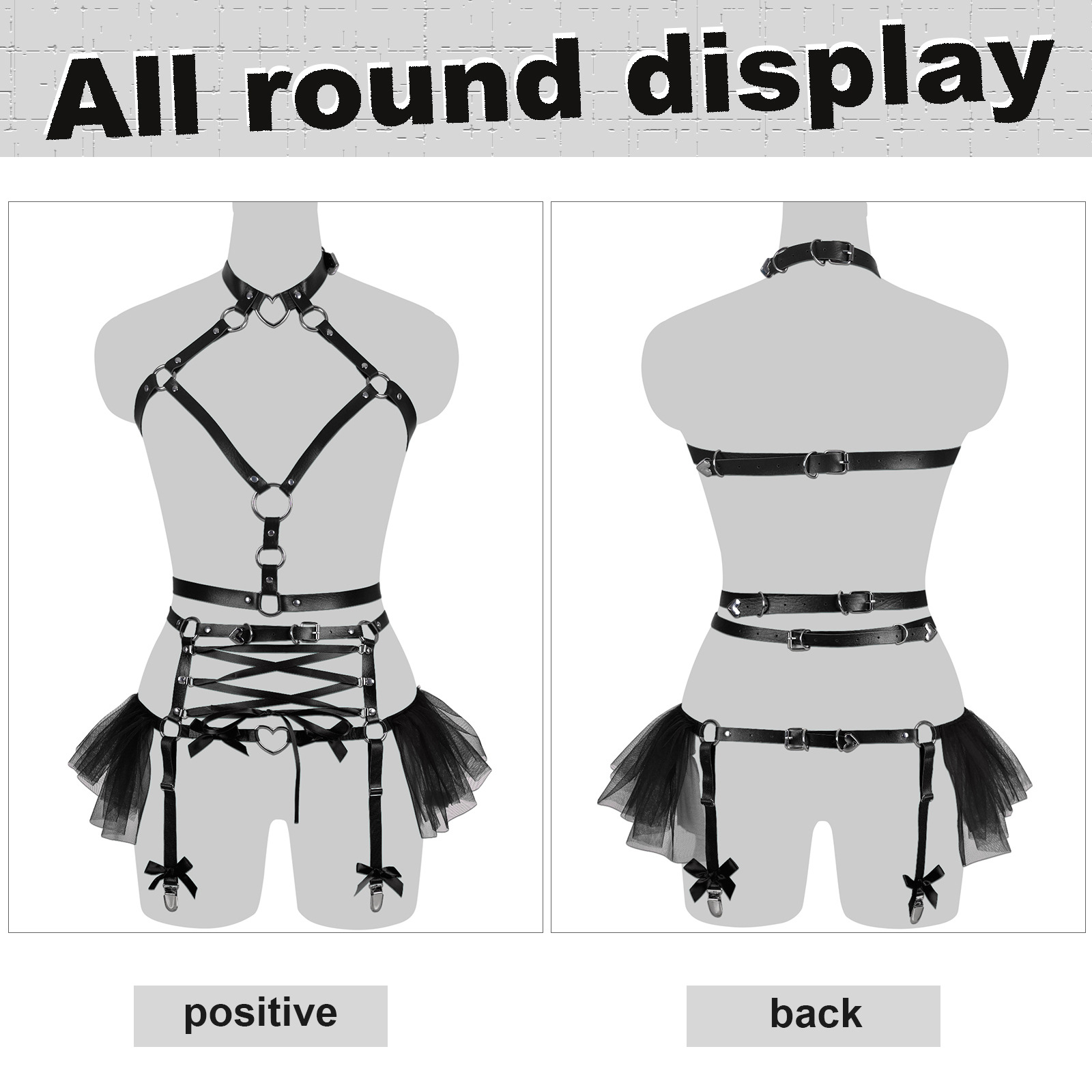 Halloween Rebel Corset Harness Lingerie-WeLovePlugs