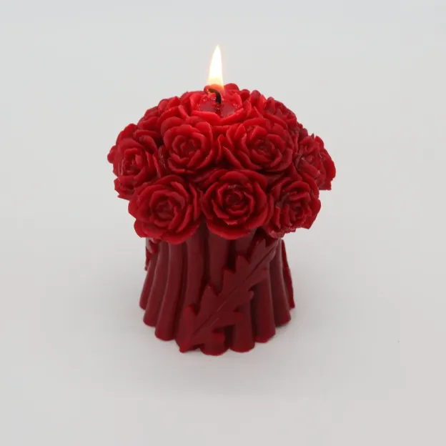 Flower-shaped Low-temperature Candle - image 1