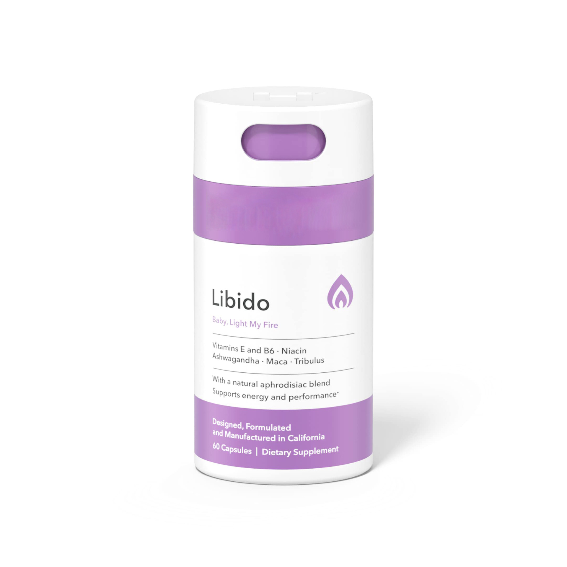 Libido Blend (60 Capsules) Natural Aphrodisiac Blend with Maca, Ashwagandha, Vegan, Non-GMO -WeLovePlugs