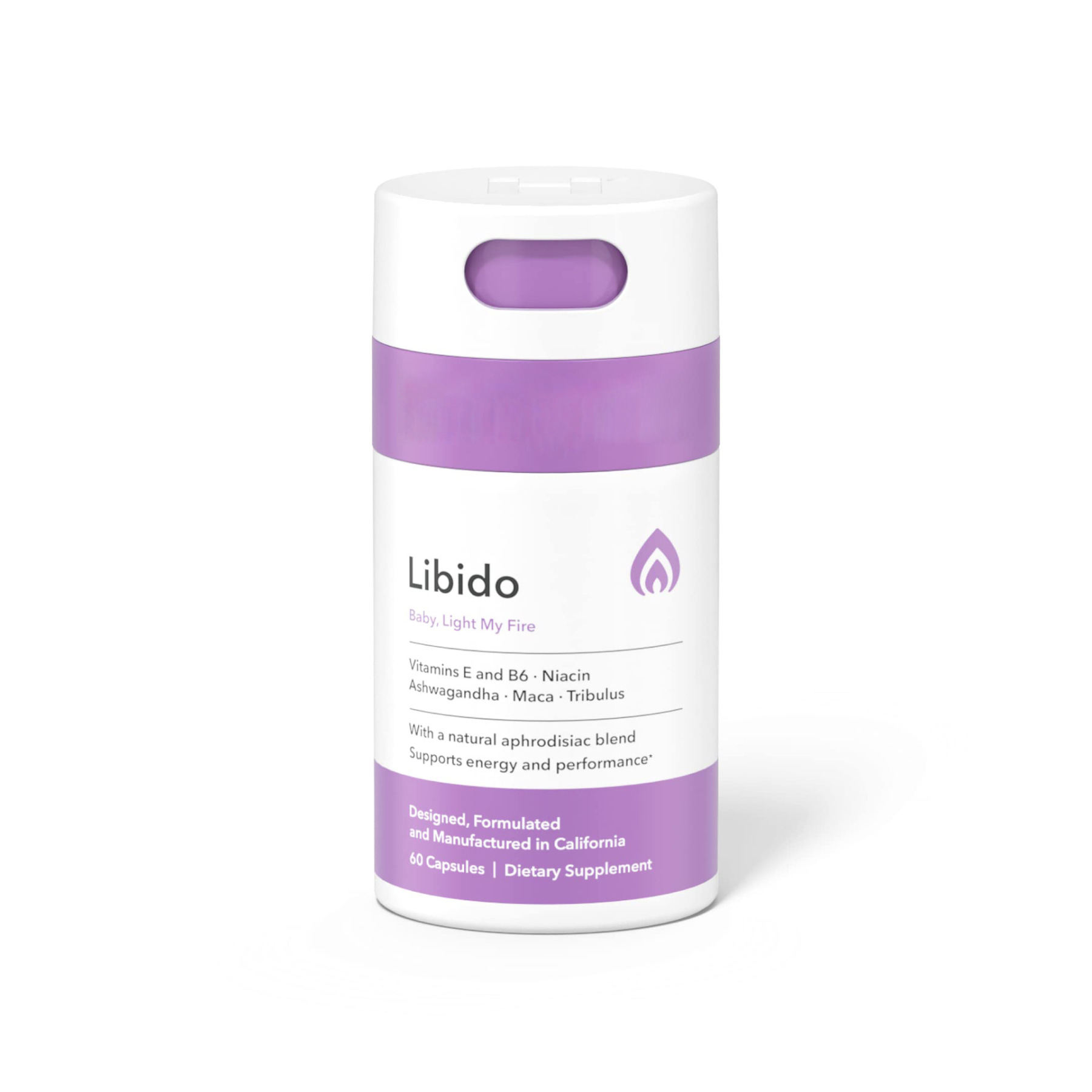 Libido Blend (60 Capsules) Natural Aphrodisiac Blend with Maca, Ashwagandha, Vegan, Non-GMO -WeLovePlugs