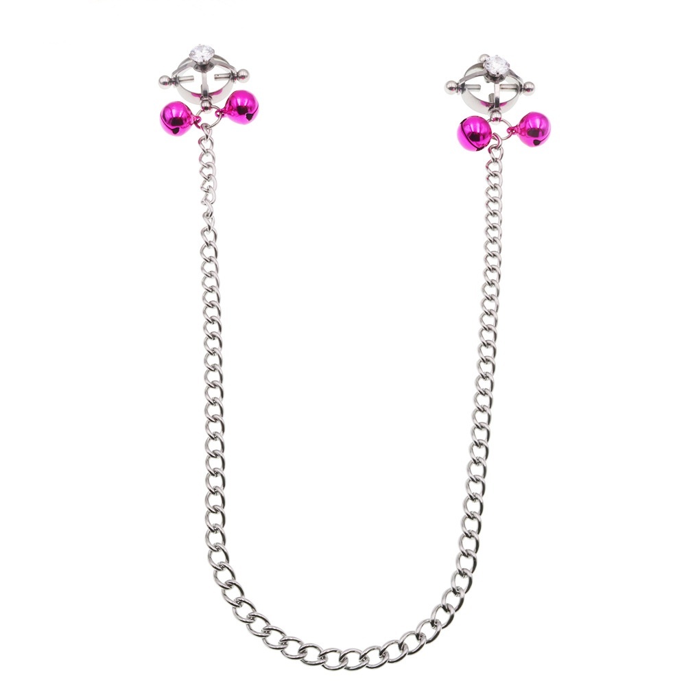 Metal Nipple Clamps With Jewerly - A - image 3