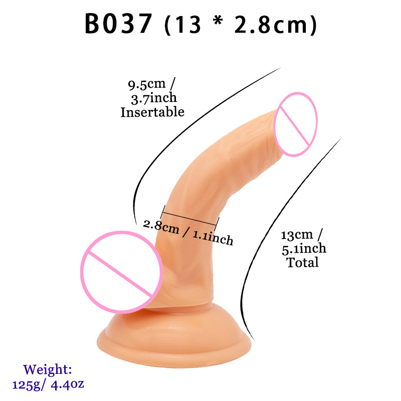 Small Realistic Dildo with Powerful Suction Cup -WeLovePlugs