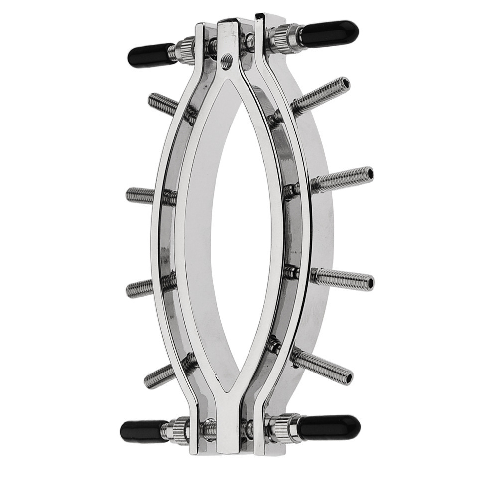 Stainless Metal Adjustable Labia Clamp for Sensation Play - image 4