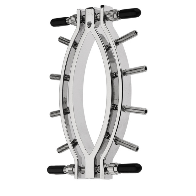 Stainless Metal Adjustable Labia Clamp for Sensation Play - image 4