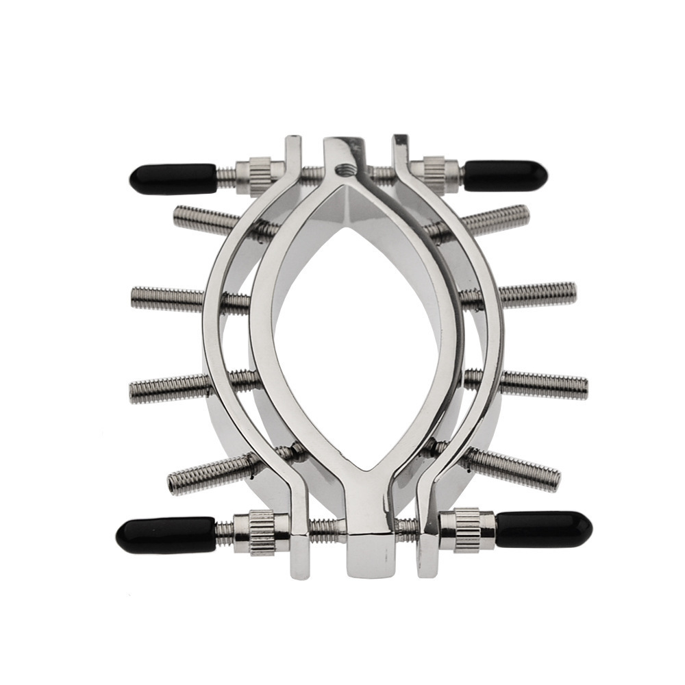 Stainless Metal Adjustable Labia Clamp for Sensation Play - image 2