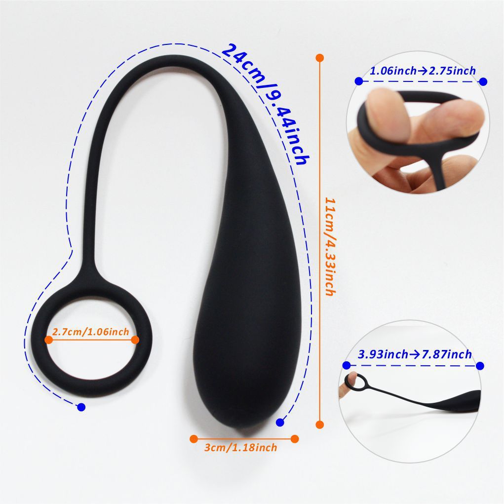 App Control Dual-Color Cock Ring with Vibrating Egg