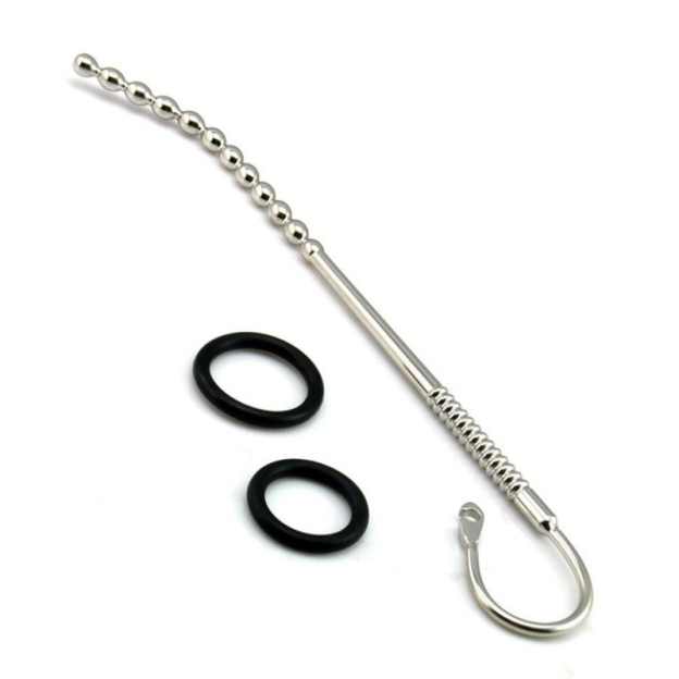 11.22'' Stainless Steel Urethral Trainer-WeLovePlugs