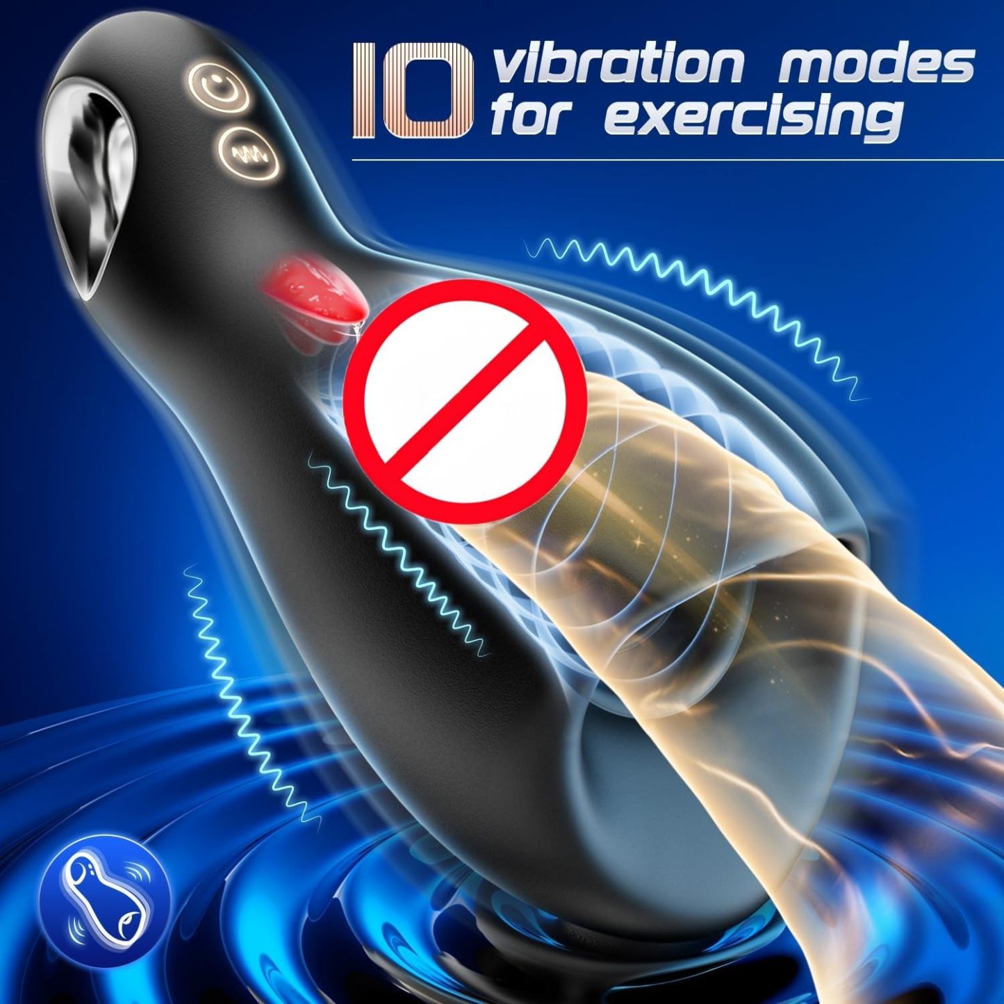 Penis Pump Stroker with 10 Vibrations