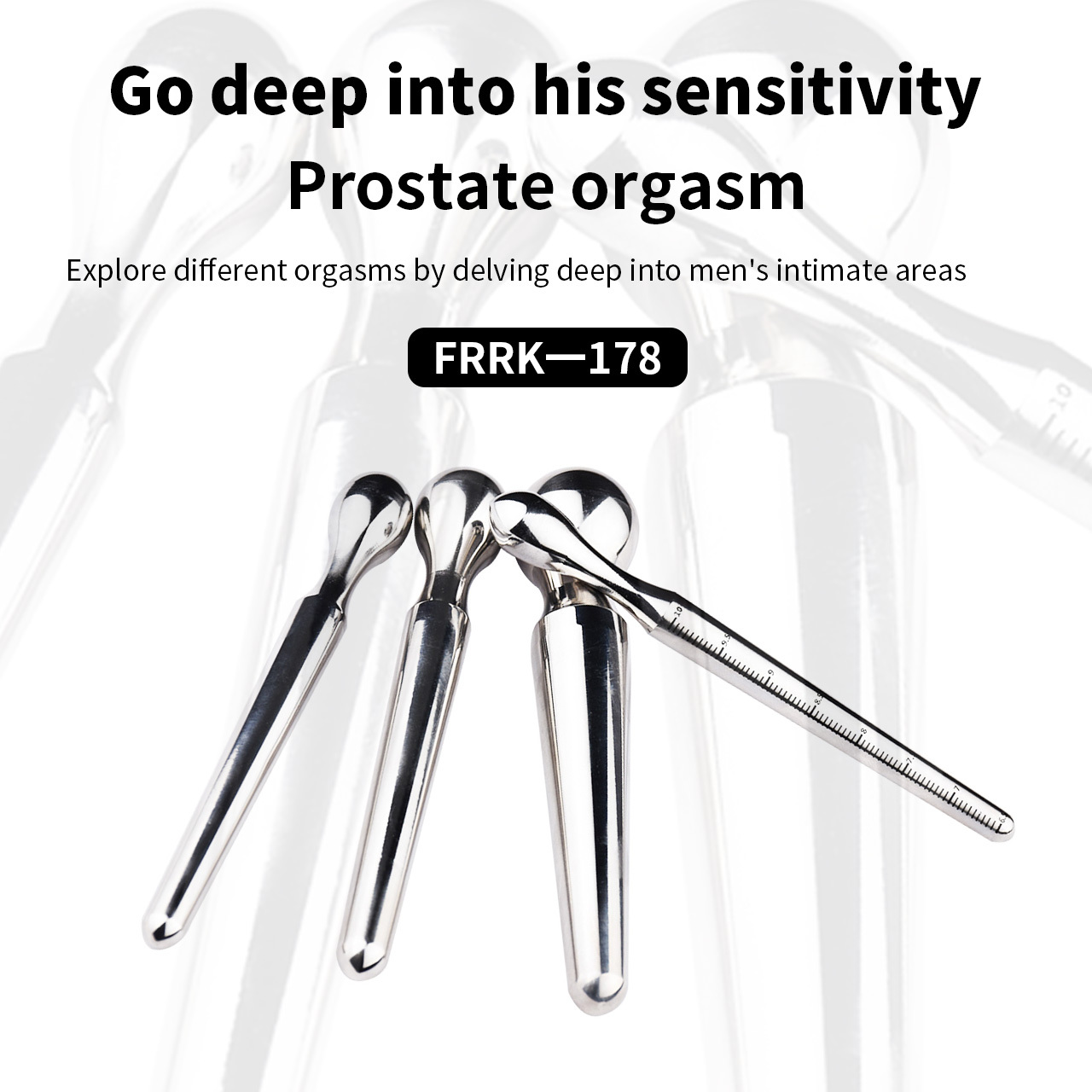 Stainless Steel Urethral Sounds With Scale Sounding Rods -WeLovePlugs