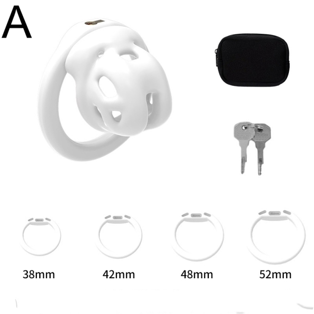 Adjustable ABS Chastity Cage – Lightweight & Discreet Lock for Long-Term Wear-WeLovePlugs