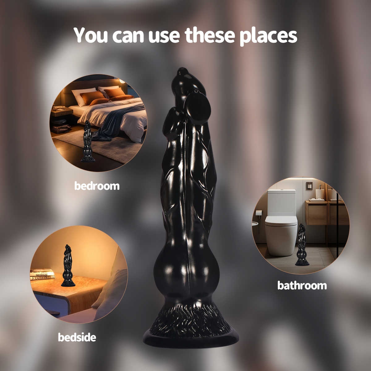 Triple-Knot Canine Fantasy Dildo - image 2
