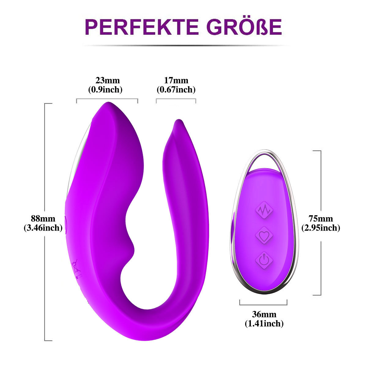 Double Motor Vibrator for Intense Dual Stimulation – Remote-Controlled & Wearable-WeLovePlugs