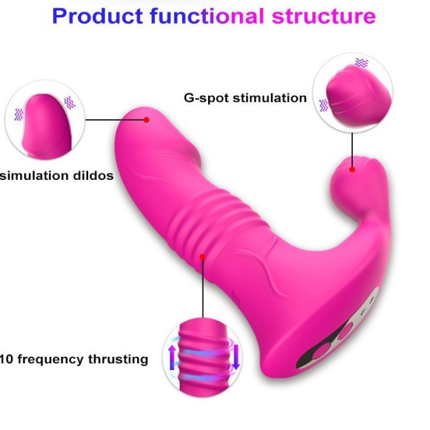 PetalPulse - Rose-Shaped Clit Sucking Toy with 10 Licking & Vibration Modes-WeLovePlugs