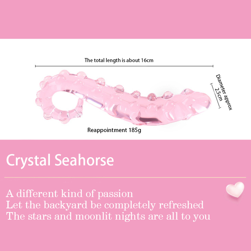 The Sacred Squirter – Curved Glass Dildo Wand for G-Spot & Temperature Play-WeLovePlugs