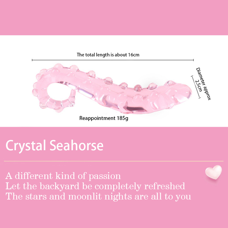 The Sacred Squirter – Curved Glass Dildo Wand for G-Spot & Temperature Play-WeLovePlugs