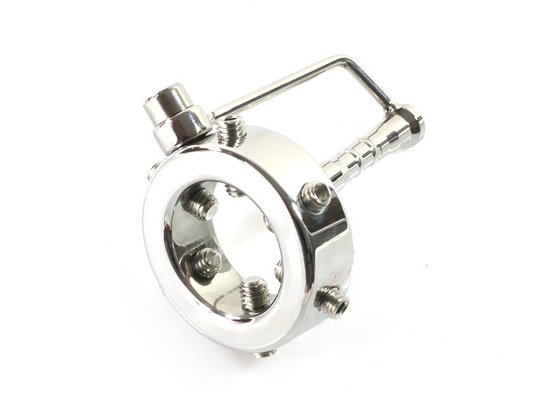 Kali's Teeth Spike Glans Penis Ring Dialator with Urethral Penis Plug  -WeLovePlugs