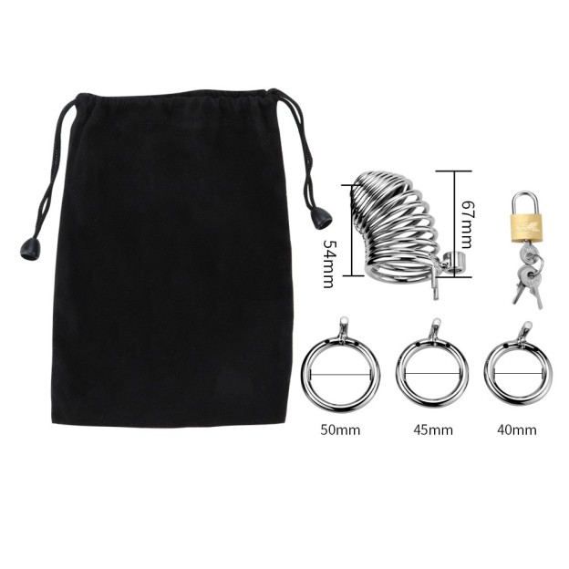 Rings Metal Chastity Device -WeLovePlugs