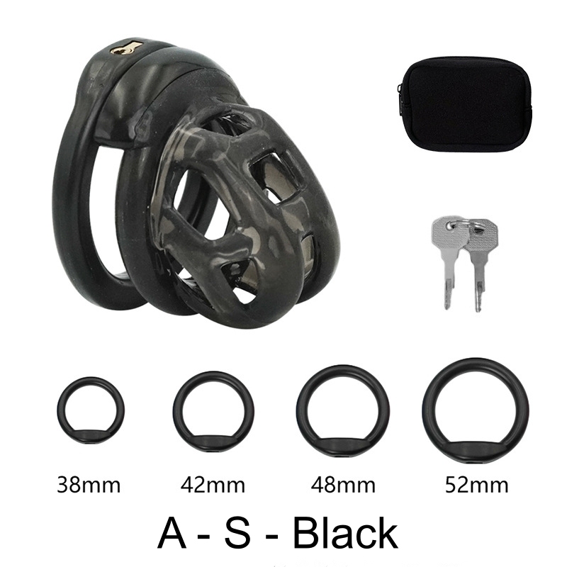 High Quallity 3D Print Breathable TPE Chastity Cage-WeLovePlugs