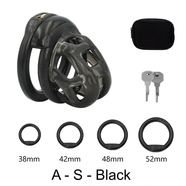 High Quallity 3D Print Breathable TPE Chastity Cage-WeLovePlugs