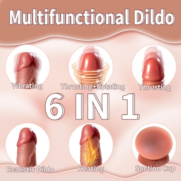 Premium Automatic Thrusting Realistic Dildo with Remote-WeLovePlugs