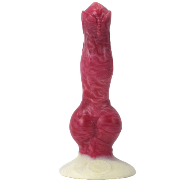 Fantasy Silicone Animal Dog Knot Penis Dildo-WeLovePlugs