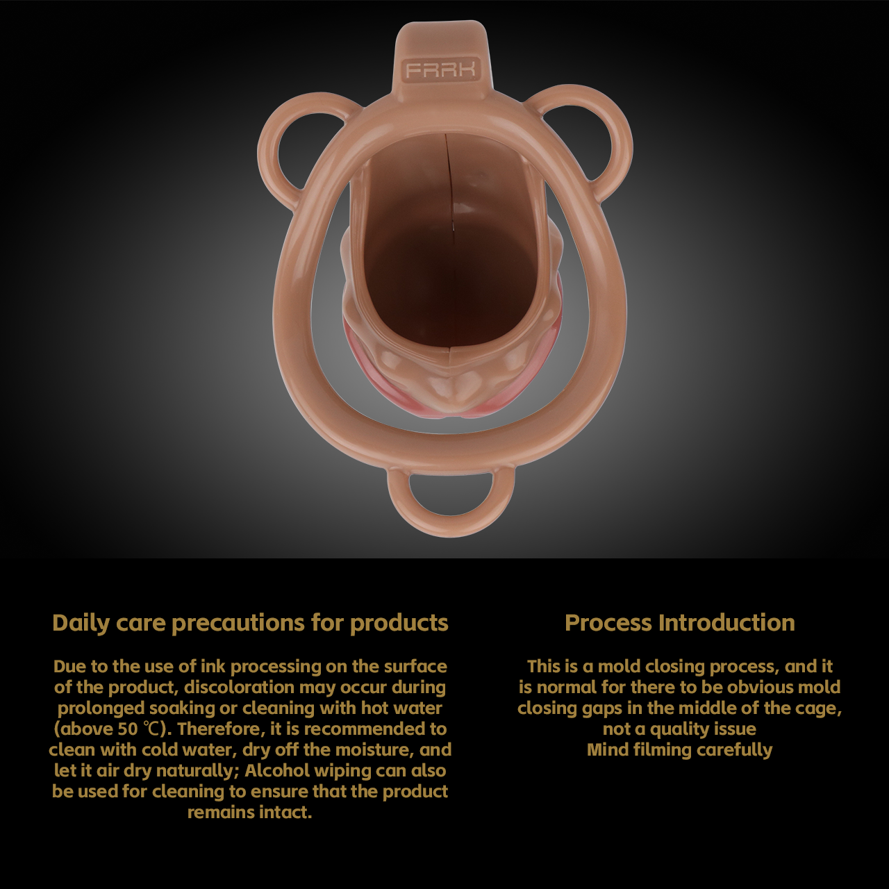 Realistic Phallic Chastity Cage - Breathable Resin Restraint-WeLovePlugs