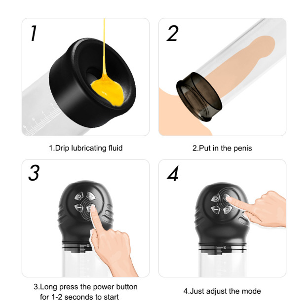 Male Penis Enhancement Pump & Masturbation Cup - Vacuum Erection System-WeLovePlugs