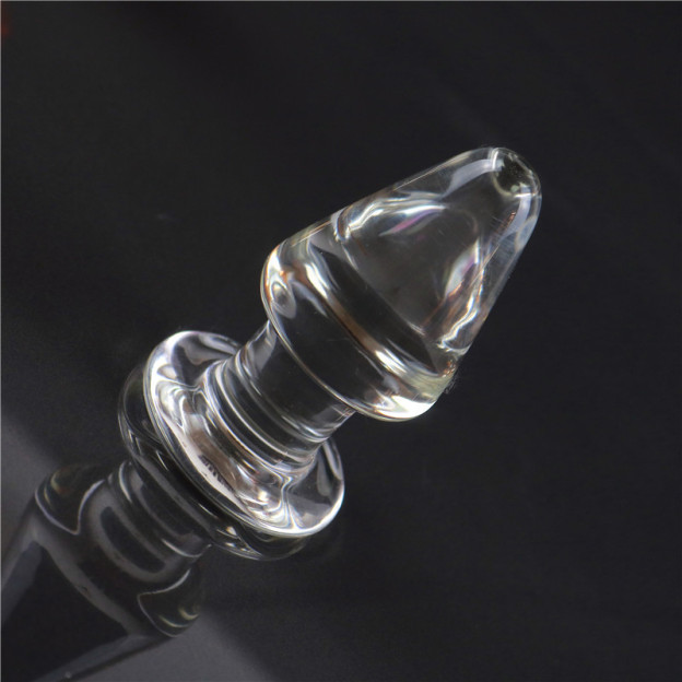 Smooth Glass Anal Plug - image 5