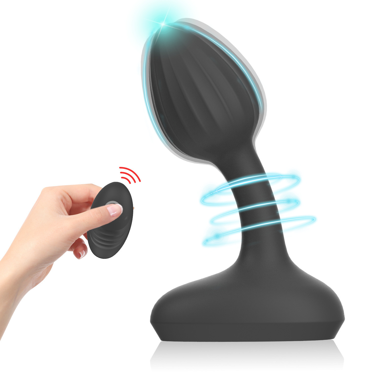 SilkyTouch Remote Control Vibrating Anal Butt Plug-WeLovePlugs