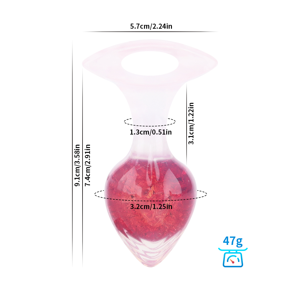 Crystalix Silicone Anal Plug-WeLovePlugs