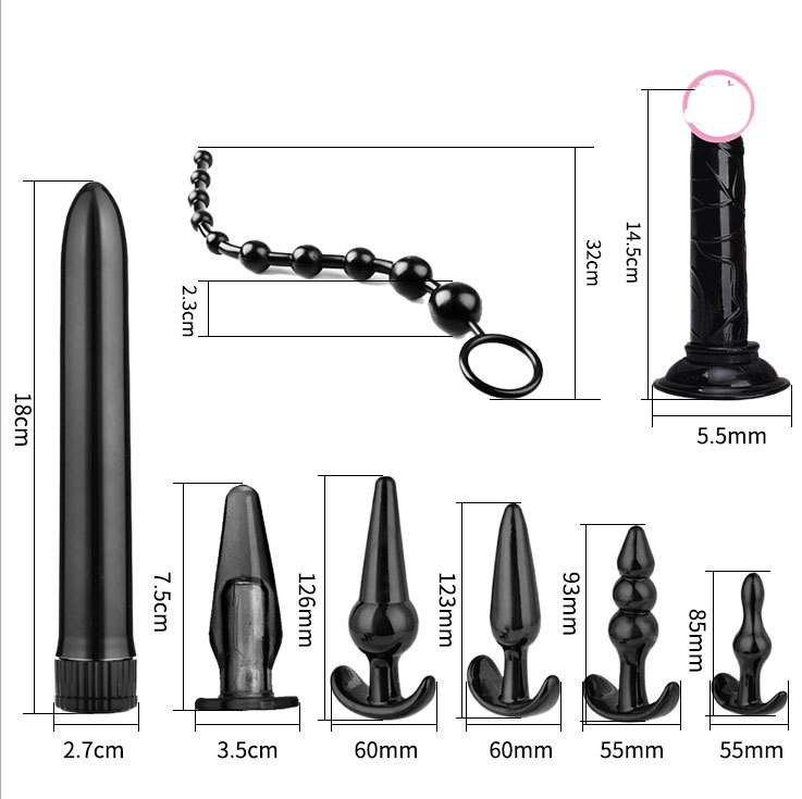 8 PCS Anal Plug Set -WeLovePlugs