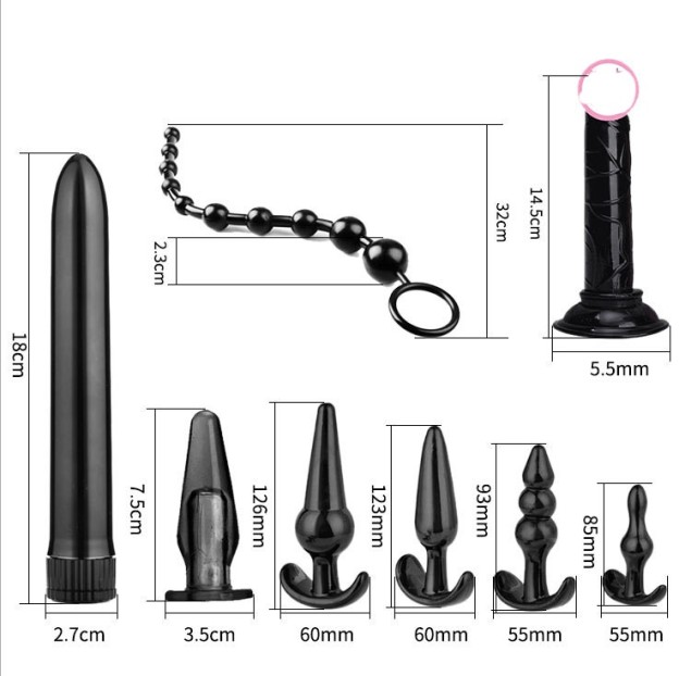 8 PCS Anal Plug Set -WeLovePlugs