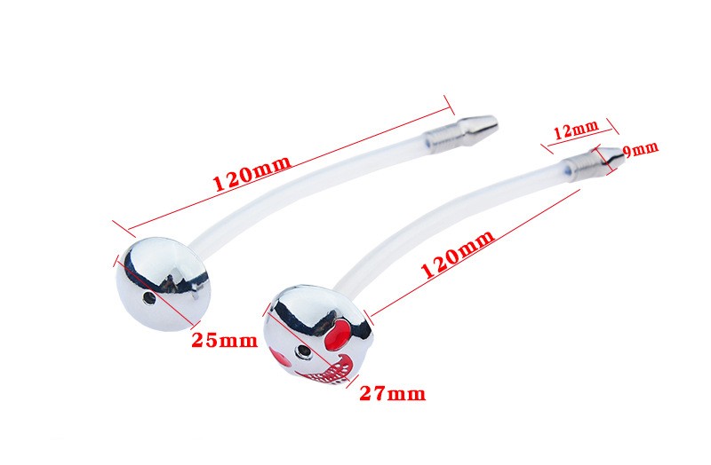 Demon Joker Smiley Face Hollow Urethral Sound -WeLovePlugs